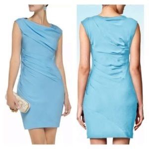 Dvf ameerah silk dress 0 light blue NWT